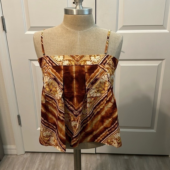 Free People Tops - FREE PEOPLE RETRO CROP TOP BLOUSE GUC SZ S/P SPRING SUMMER EVERYDAY